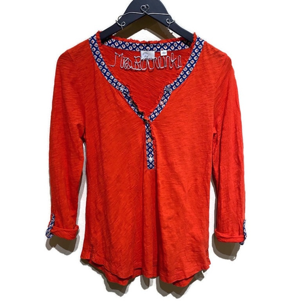Anthropologie 9-Hi5 STCL Tab Sleeve Top